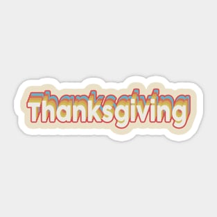 Thanksgiving!!! - Rainbow Sticker